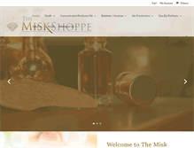 Tablet Screenshot of miskshoppe.com